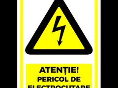 Indicator atentie pericol de electrocutare